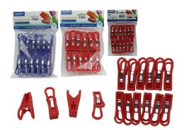 72 Wholesale Multipurpose Clips 12pc 