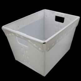 2 of Translucent Plastic Storage Postal Tote