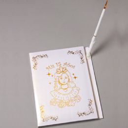 12 pieces Quinceaneras Guest Book - Planners & Journals