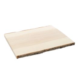 2 Pieces Rectangular Poplar Natural Wood Slices 16in X 13in - Craft Kits