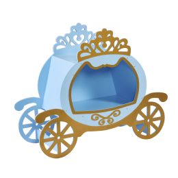 Kids Wooden Pumpkin Carriage 47 inch - Blue - Displays & Fixtures