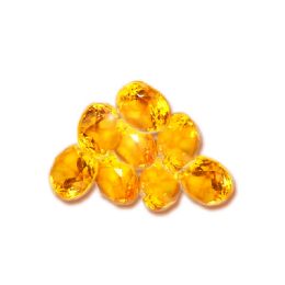 24 of Acrylic Diamonds Gem Decor Gold