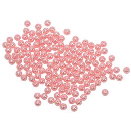 12 of 10mm Craft Pearl Beads With Hole 454g/bag - Pink