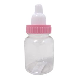 40 pieces Plastic Favor Baby Bottle Pink 3 1/2 inch 12pc - Baby Bottles