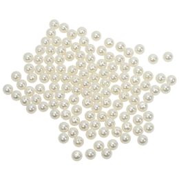 12 of 10mm Craft Pearl Beads With Hole 454g/bag - Ivory