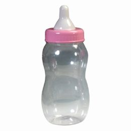 24 pieces Plastic Baby Bottle Pink 15 inch - Baby Bottles