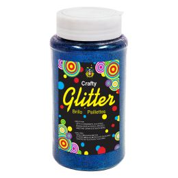6 pieces Fine Glitter Bottle 1 Lbs - Royal Blue - Craft Glue & Glitter