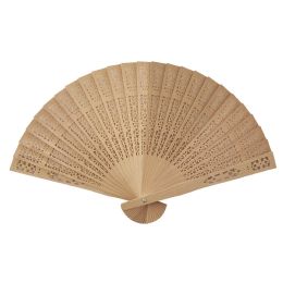 60 Wholesale Wood Hand Held Favor Fan 8 inch