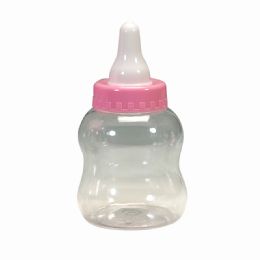 48 pieces Plastic Baby Bottle Pink 8 1/2 inch - Baby Bottles