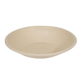 6 pieces Round Compostable Fiber Bowl 24oz 50pc/pack - Natural - Disposable Plates & Bowls