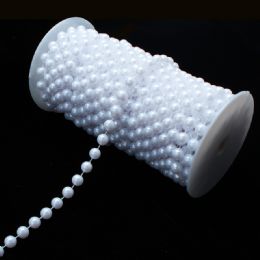6 of Pearl Rolls 10mm White