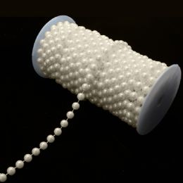 6 of Pearl Rolls 10mm Ivory