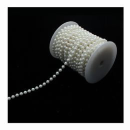 6 of Pearl Rolls 8mm Ivory
