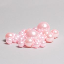 12 of Assorted Sizes Pearls - Pink