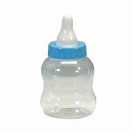 48 pieces Plastic Baby Bottle Blue 8 1/2 inch - Baby Bottles