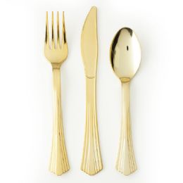 24 Wholesale Silverware In Box 24pc/box - Gold