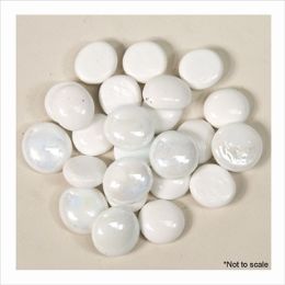 40 pieces Décor Marbles White - Party Novelties