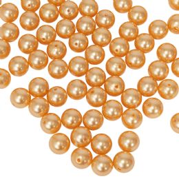 12 pieces 20mm Craft Pearl Beads With Hole 454g/bag - Gold - Craft Beads