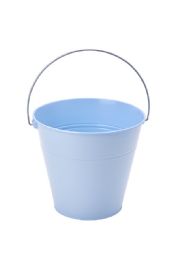 12 pieces Tin Metal Pail Bucket - Blue - Party Novelties