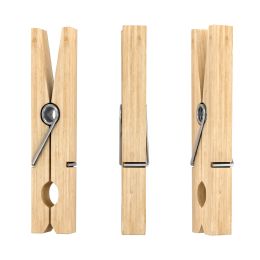 96 pieces Wood Clothespins 1 7/8 inch 24pc - Natural - Clothes Pins