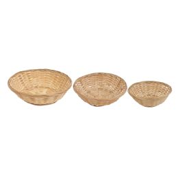24 pieces Rattan Baskets 3pc - Baskets