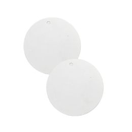 216 Wholesale Round Paper Tag 25pc - White