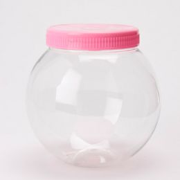 36 Wholesale 36 Wholesale Acrylic Jars With Pink Lids - WSD