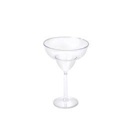 24 pieces Plastic Jumbo Margarita Glass 30oz - Clear - Plastic Drinkware