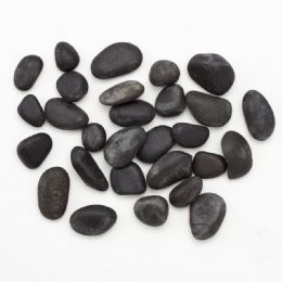 20 Wholesale Black Pebbles 1kg/bag
