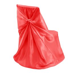48 pieces Universal Satin Chair Cover - Red - Party Accessory Sets