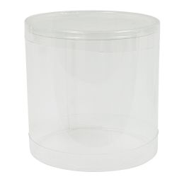 24 pieces Cylinder Pvc Container 2 inch 12pc/pack - Clear - Storage & Organization