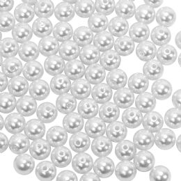 12 of 20mm Craft Pearl Beads With Hole 454g- White