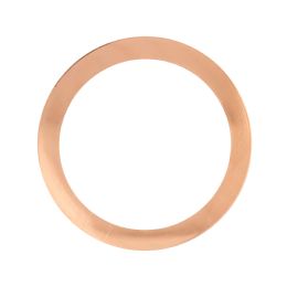 30 pieces Disposable Deluxe Plate With Hot Stamping 7 inch - Rose Gold 12pc - Disposable Plates & Bowls