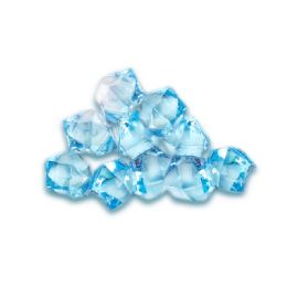 24 pieces Acrylic Crystal Ice Décor Blue - Party Novelties