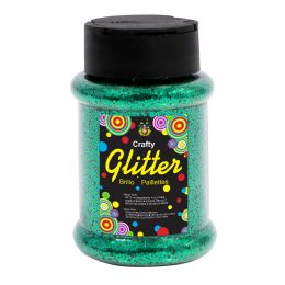 24 pieces Glitter Bottle 4oz - Aqua - Craft Glue & Glitter