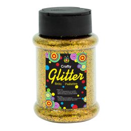 24 pieces Glitter Bottle 4oz - Gold - Craft Glue & Glitter