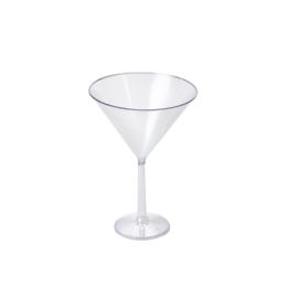 24 pieces Plastic Jumbo Martini Glass 25oz - Clear - Plastic Drinkware