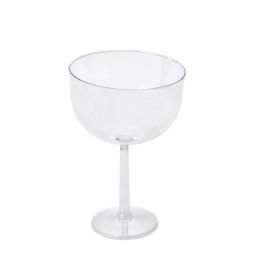 24 pieces Plastic Jumbo Wine Glass 47oz - Clear - Plastic Drinkware