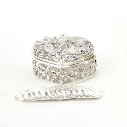 6 pieces Arras Set For Weddings - Rhinestone Heart Box - Wedding & Anniversary