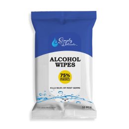 96 pieces 75% Alcohol Disinfectant Cotton Large Wipes 10pc/pack - Personal Care Items