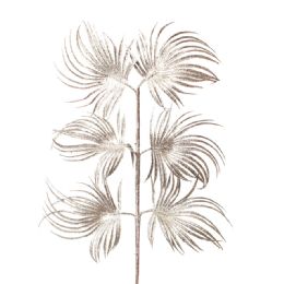 24 pieces Glitter Palm Leaf Spray 33 inch - Craft Tools