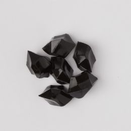24 Pieces Acrylic Crystal Ice Decor - Black - Party Novelties