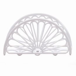 24 pieces Napkin Holder - White 12pc Pack - Napkin and Paper Towel Holders