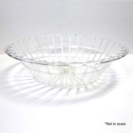 12 pieces Plastic Basket 12pc/bag - Clear - Baskets