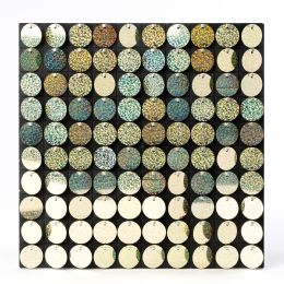 24 Pieces Spangle Wall Decor - Glitter Champagne - Wall Decor