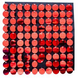 24 Pieces Spangle Wall Decor - Red - Wall Decor