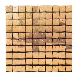 24 of Square Spangle Wall Decor - Glitter Rose Gold