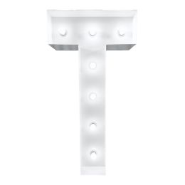 4ft Light Up Marquee Letters ?t? - White - Home Accessories