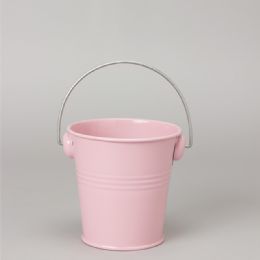 48 pieces Metal Pail Bucket Pink - Party Novelties