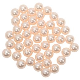 12 of 20mm Craft Pearl Beads With Hole 454g - Blush